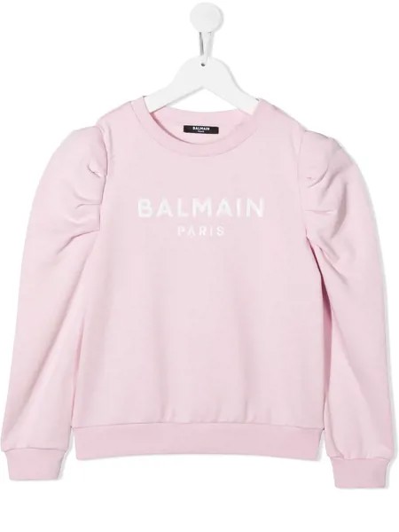 Balmain Kids толстовка с логотипом
