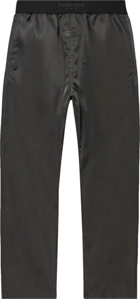 Брюки Fear of God Essentials Relaxed Trouser 'Iron', черный