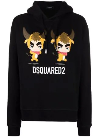 Dsquared2 худи с кулиской и логотипом
