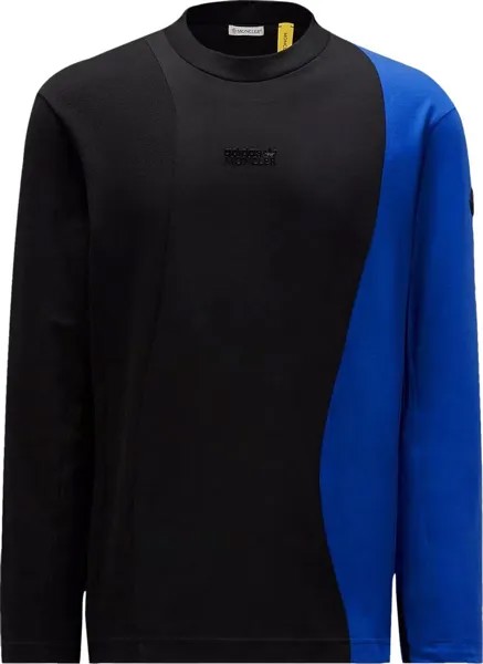 Футболка Moncler x adidas Jersey Long-Sleeve  'Black/Blue', черный