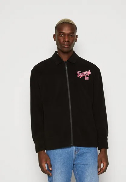 Куртка флисовая Tommy Jeans, черный