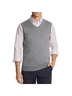 Дизайнерский бренд Mens Grey Heather V Neck Sweater Vest M