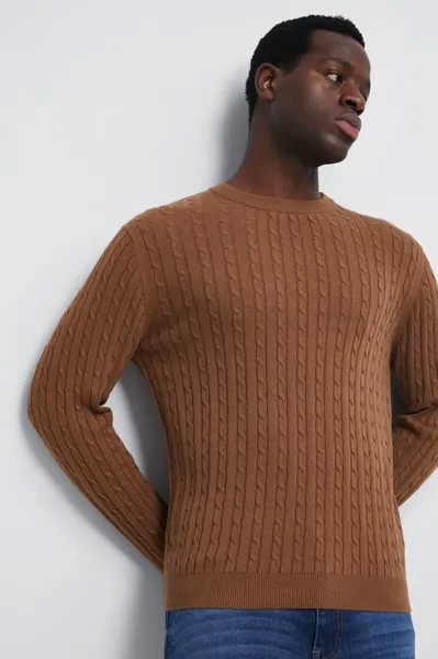 Хлопковый свитер Medicine, коричневый