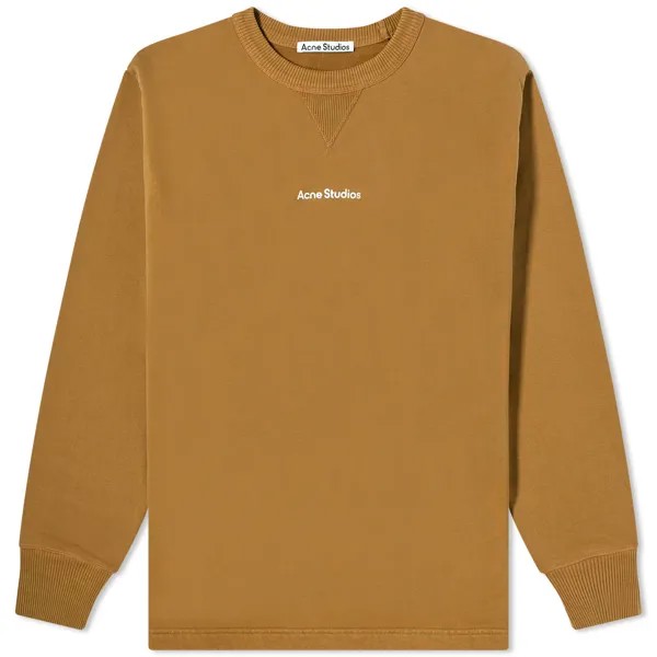 Свитшот Acne Studios Fin Stamp, цвет Mud Beige