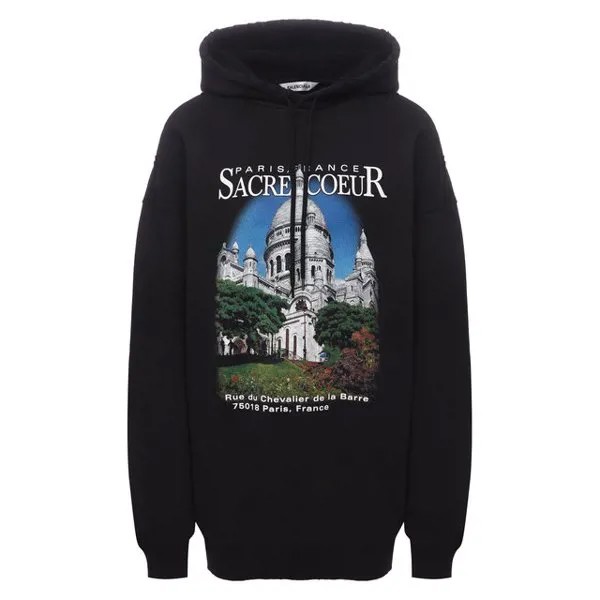Хлопковое худи Balenciaga