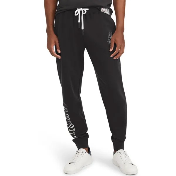 Мужские черные брюки для бега из флиса Tommy Jeans San Antonio Spurs Carl Bi-Blend