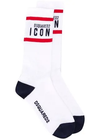 Dsquared2 носки вязки интарсия с логотипом