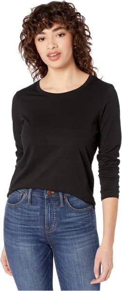 Футболка Northside Vintage с длинными рукавами Madewell, цвет True Black