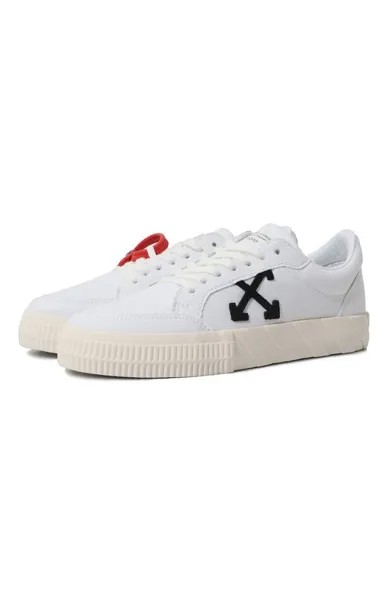 Текстильные кеды Vulcanized Off-White