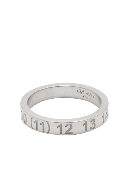 Maison Margiela MM MED BAND RING SILVER