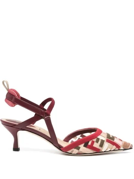 Туфли FENDI Colibrì Lite 65 мм, красный