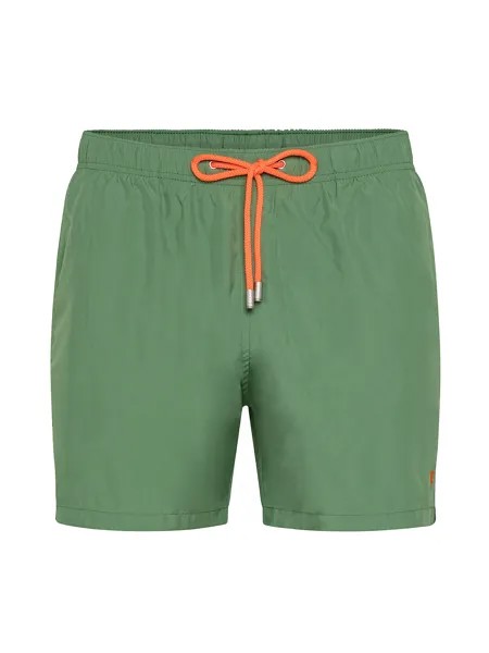 Однотонные мужские шорты для плавания Gallo, зеленый
