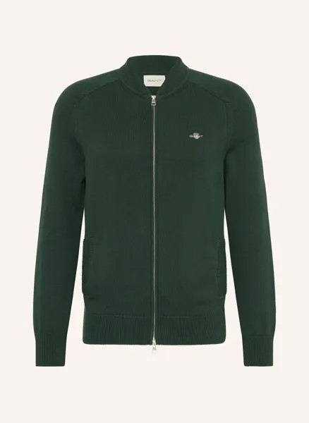 Кардиган Gant, зеленый