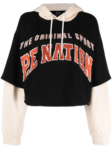 P.E Nation худи Wondergoal из органического хлопка, черный