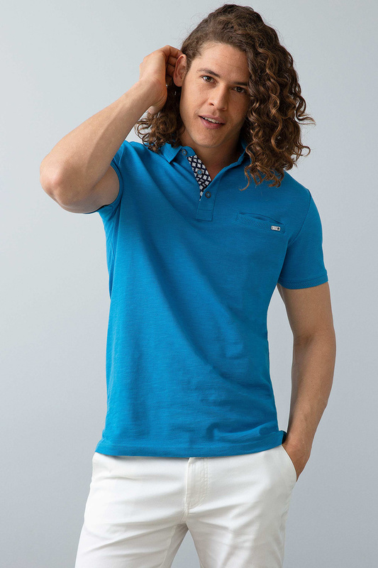 Футболка-поло мужская U.S. POLO Assn. G081SZ0110COURT синяя XS