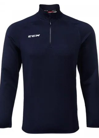 Джемпер CCM Locker Room 1/4 Zip SR взрослый(M / темно-синий/M)