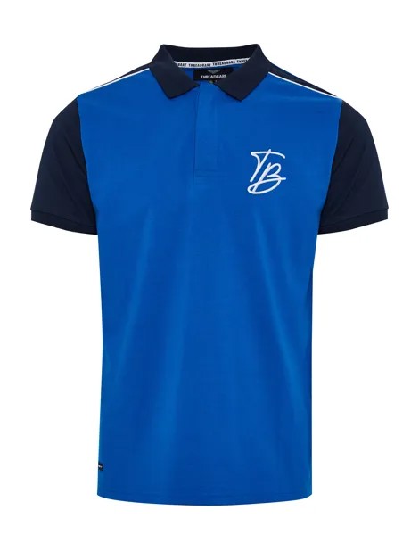 Поло Threadbare Kurzarm Polo THB Polo Gilberto, синий