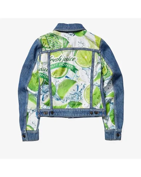 Куртка Moschino Consumer Print Jean Jacket, мульти