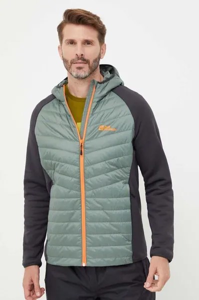 Спортивная куртка Routeburn Pro Hybrid Jack Wolfskin, зеленый