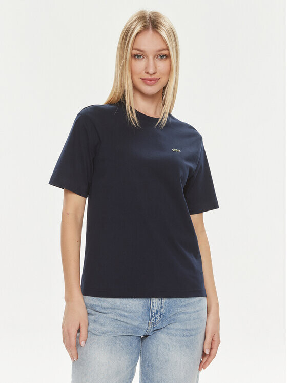 Футболка свободного кроя Lacoste, синий