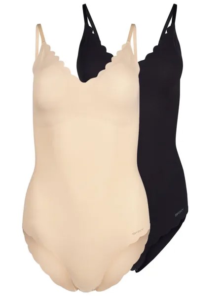 Боди Skiny, цвет beige/black