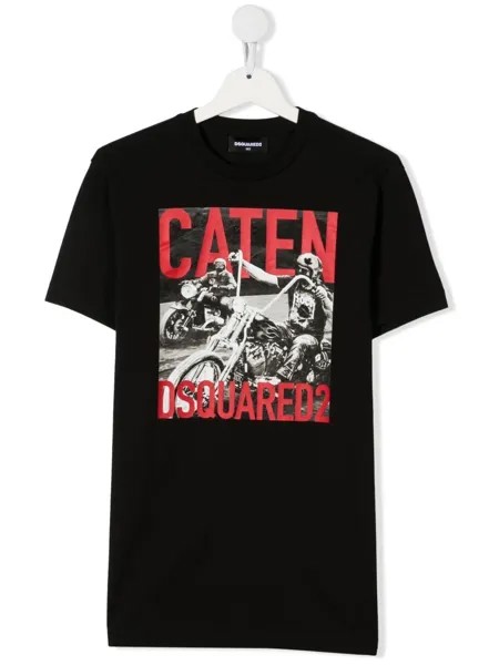 Dsquared2 Kids футболка с принтом