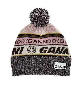 Многоцветная шапка Ganni Graphic для женщин