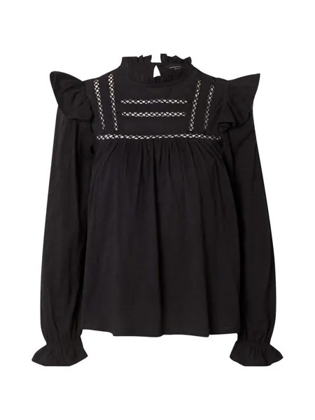 Рубашка Dorothy Perkins Victoriana, черный