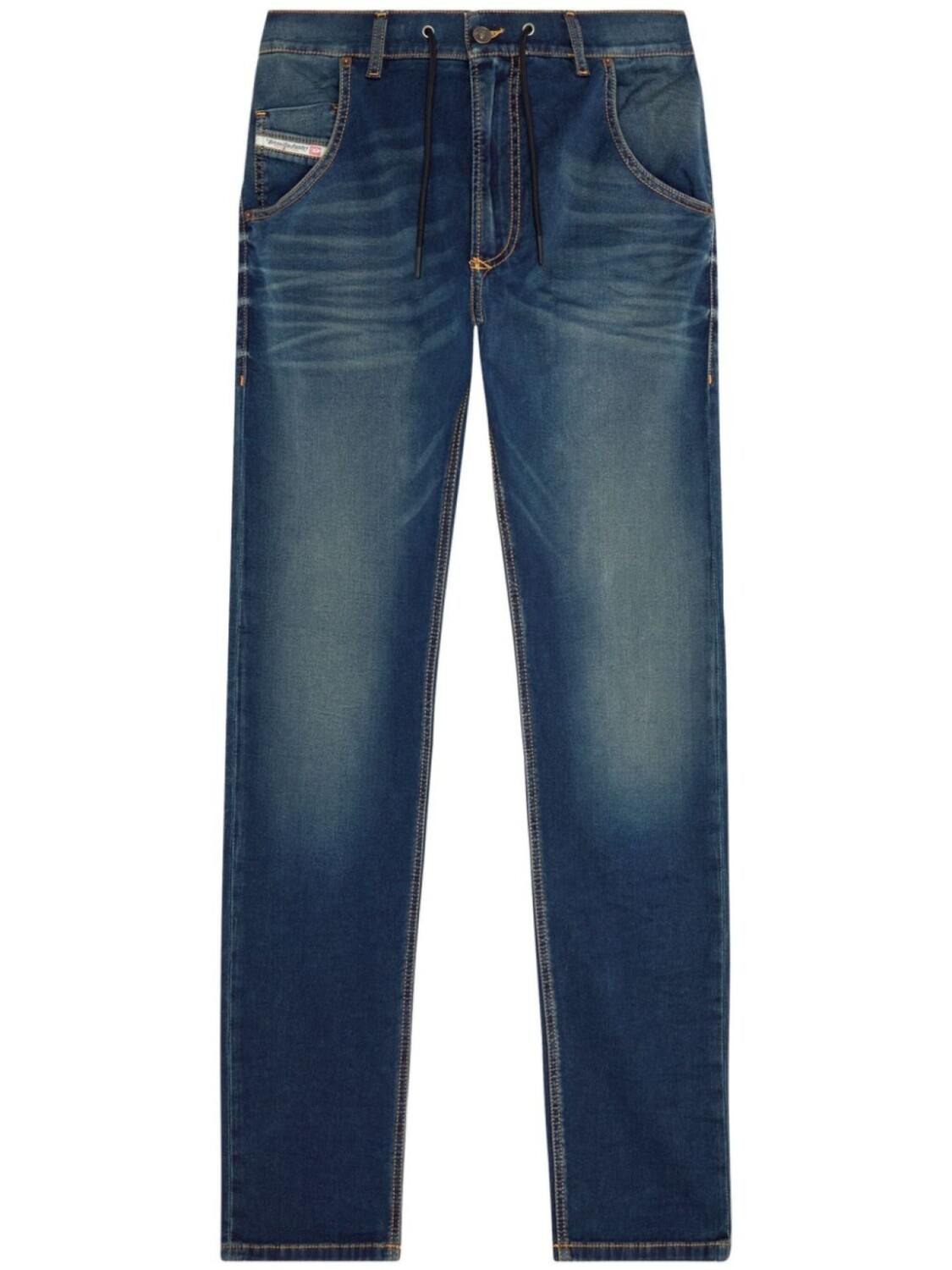 Джинсы D-Krooley с заниженной талией Diesel, синий