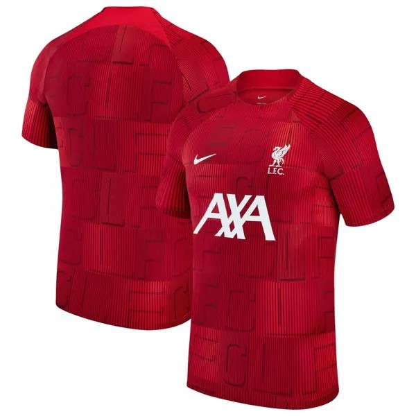 Мужская предматчевая футболка Red Liverpool 2023 Academy Pro Nike