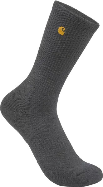 Мужские однотонные носки с логотипом Carhartt — 2 шт.