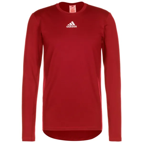 Лонгслив adidas Performance Techfit, красный