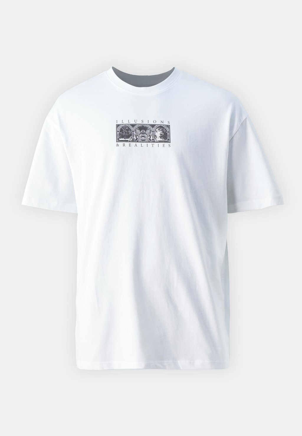 Футболка с принтом JORWITCHCRAFT TEE CREW NECK UNISEX Jack & Jones, белый