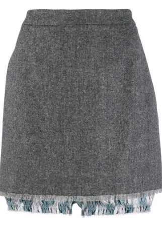 Thom Browne юбка-шорты с кружевом