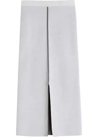 Victoria Victoria Beckham юбка миди с контрастной отделкой