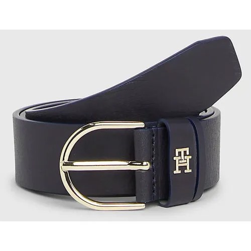 Ремень TOMMY HILFIGER, размер 85, синий