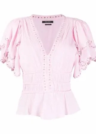 Isabel Marant блузка с люверсами