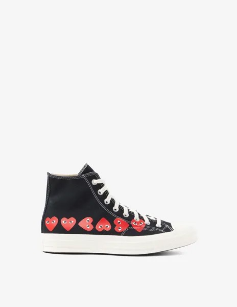 Высокие кроссовки Multi Heart ct70 Comme des Garçons Play, черный