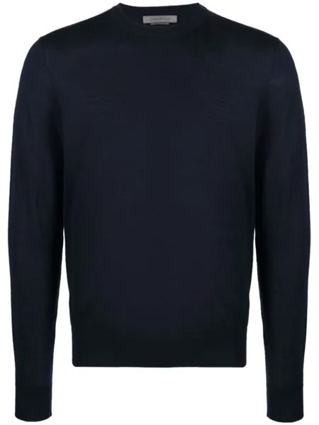 Corneliani джемпер тонкой вязки, синий