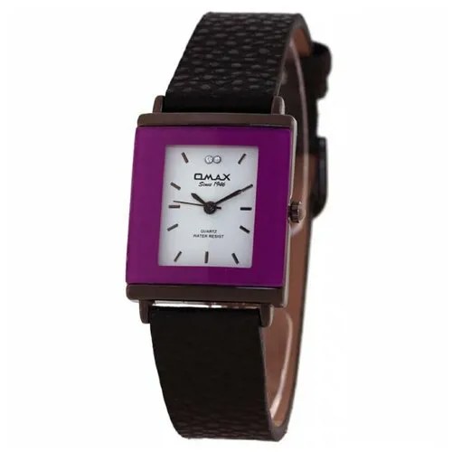 Наручные часы OMAX Quartz, черный, фиолетовый