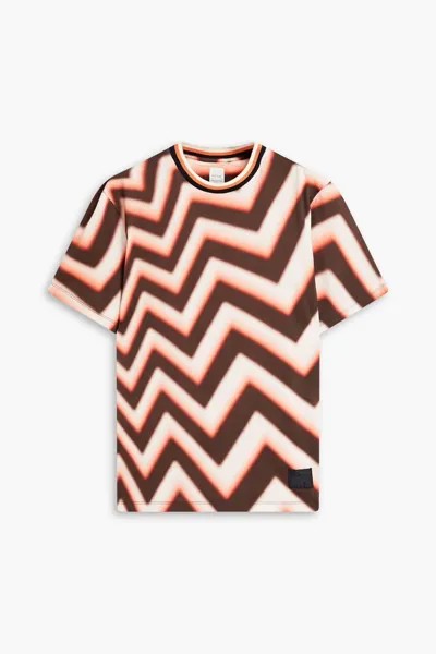Футболка из хлопкового джерси с принтом Paul Smith, коричневый