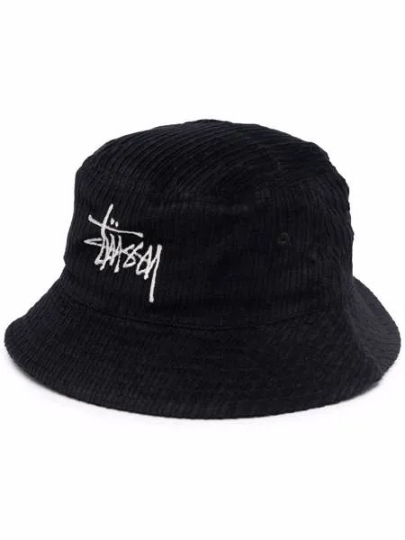 Stussy панама с вышитым логотипом