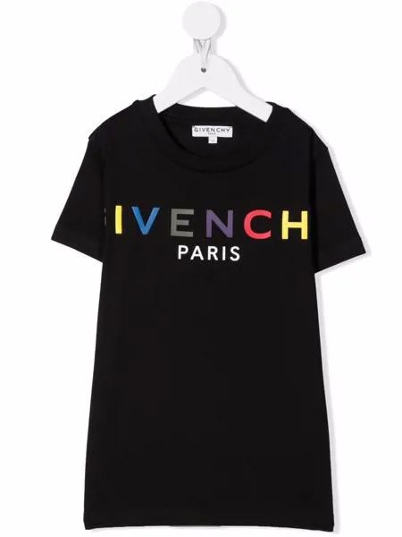 Givenchy Kids футболка с логотипом