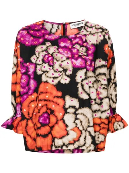 Essentiel Antwerp блузка Fulberry с пайетками, черный