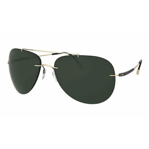 Солнцезащитные очки Silhouette, авиаторы, с защитой от УФ, для мужчин, желтый