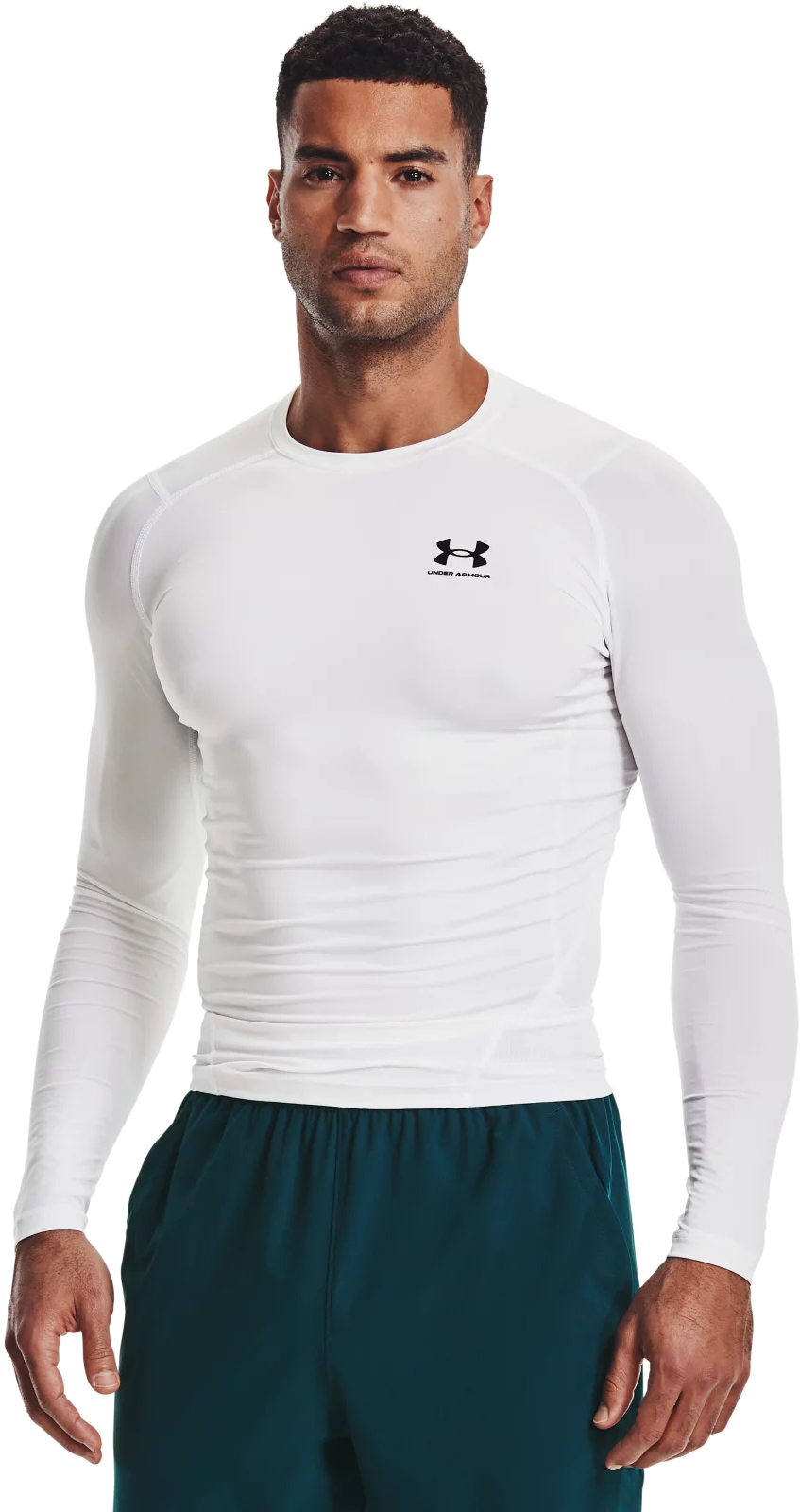 Лонгслив мужской Under Armour UA HG Armour Comp LS белый MD
