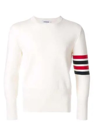 Thom Browne пуловер с 4 полосками