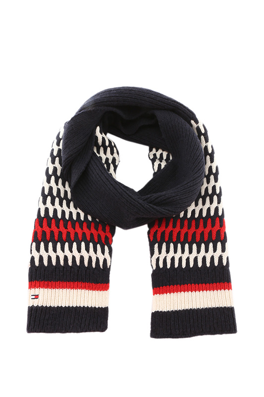 Шарф мужской Tommy Hilfiger AM0AM05461 черный длинный