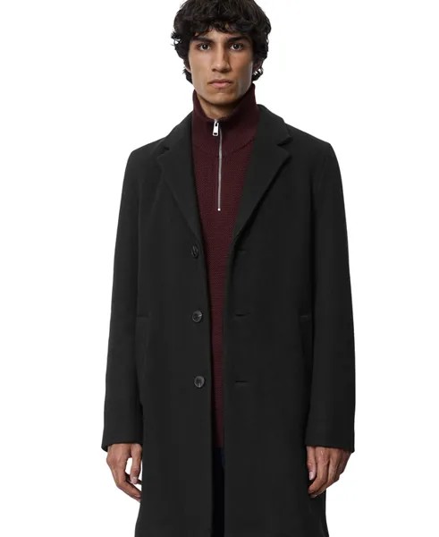 Шерстяное пальто Marc O'Polo, черный