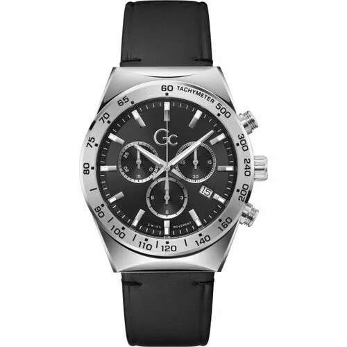 Наручные часы Gc Sport Z17006G2MF, черный, серебряный
